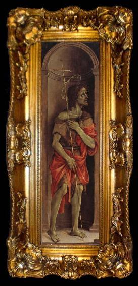 framed  Filippino Lippi St. John Batista, ta009-2